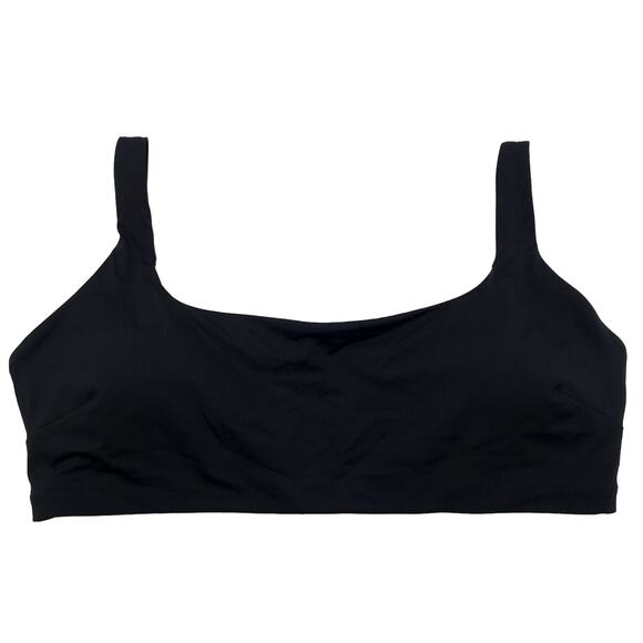 Everlane ReNew The Square Neck Bikini Top L Removeable Pads Adjustable Black NWT - Picture 1 of 5